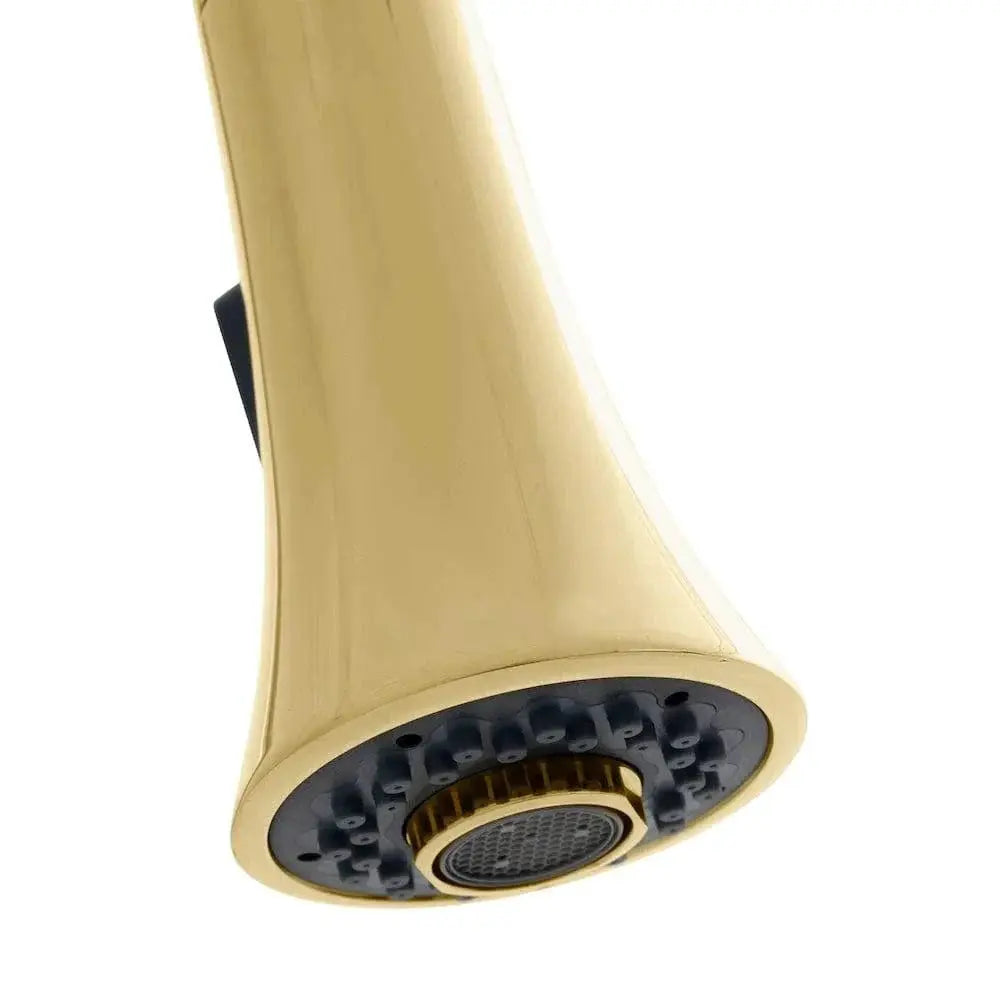 ZLINE Edison Kitchen Faucet, EDS-KF-PG by Farmhouse Kitchen and Bath