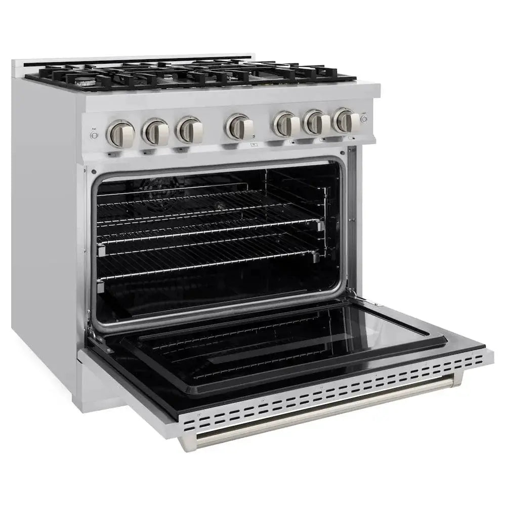 ZLINE 36"Classic Gas Range, Convection Gas Oven, Stainless Steel, CGR36 by Farmhouse Kitchen and Bath