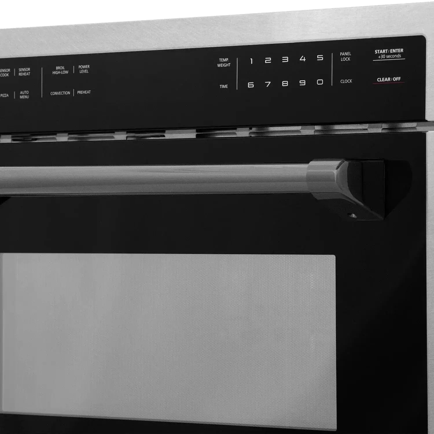 ZLINE 24” Convection Microwave, Stainless Steel, Black MWOZ-24-SS-MB by Farmhouse Kitchen and Bath