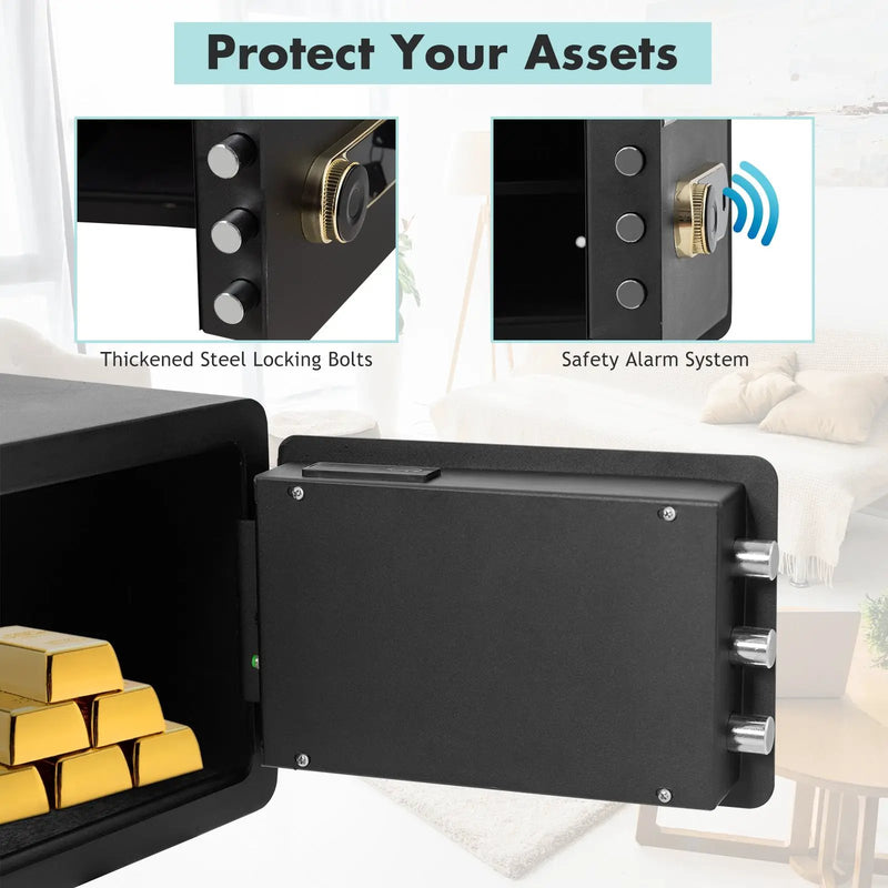 0.5 Cubic Feet Security Safe Lock Box with Keypad by DirectDeals