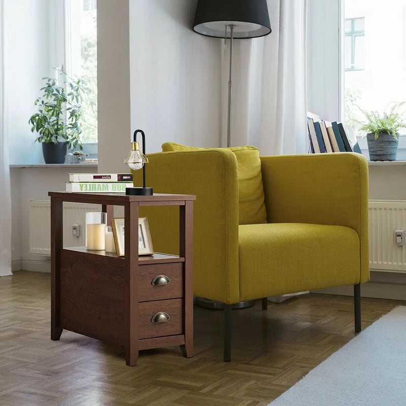 4-Tier Bookshelf with Metal Frame and Wooden Storage Racks for Study by DirectDeals