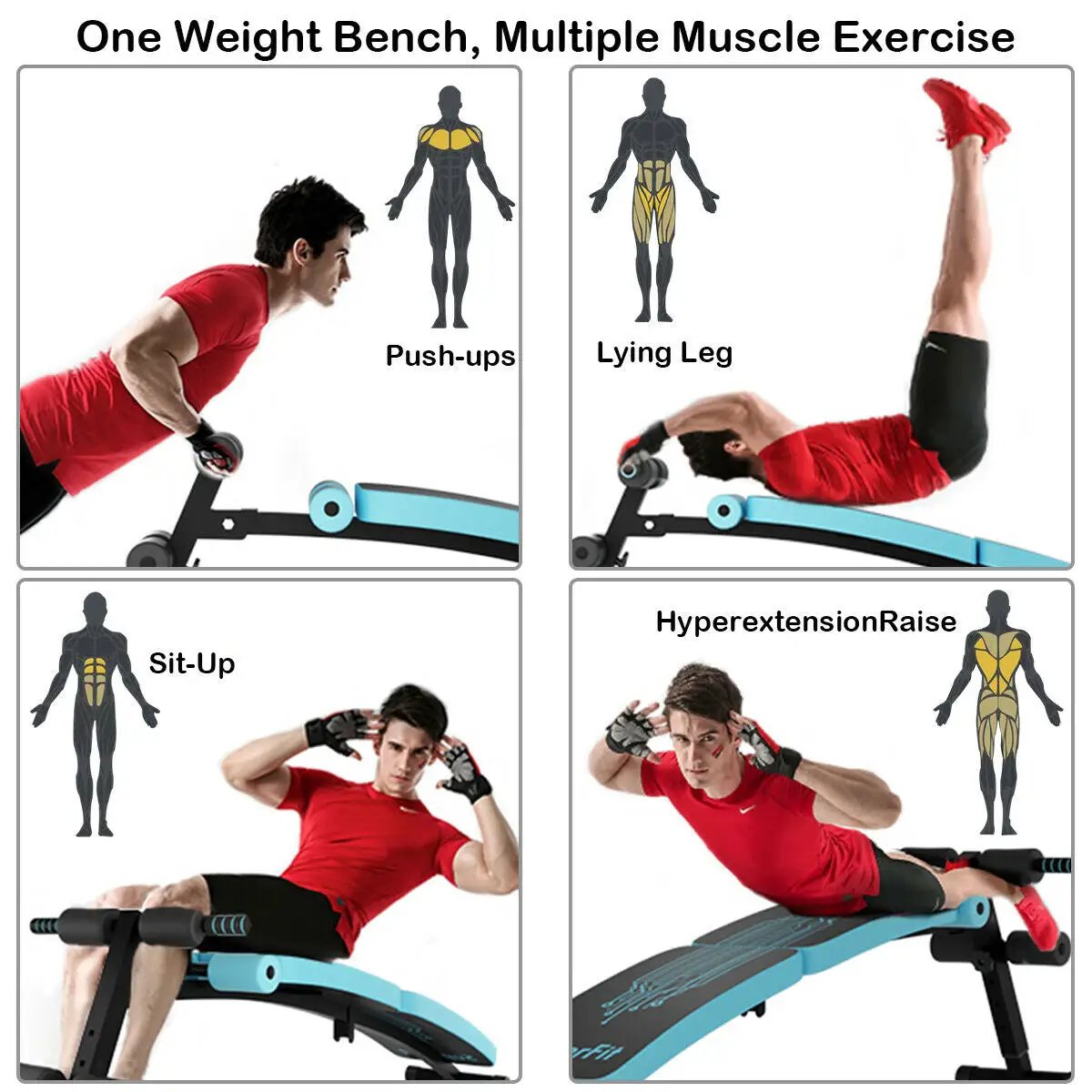 Abdominal Twister Trainer with Adjustable Height Exercise Bench by DirectDeals