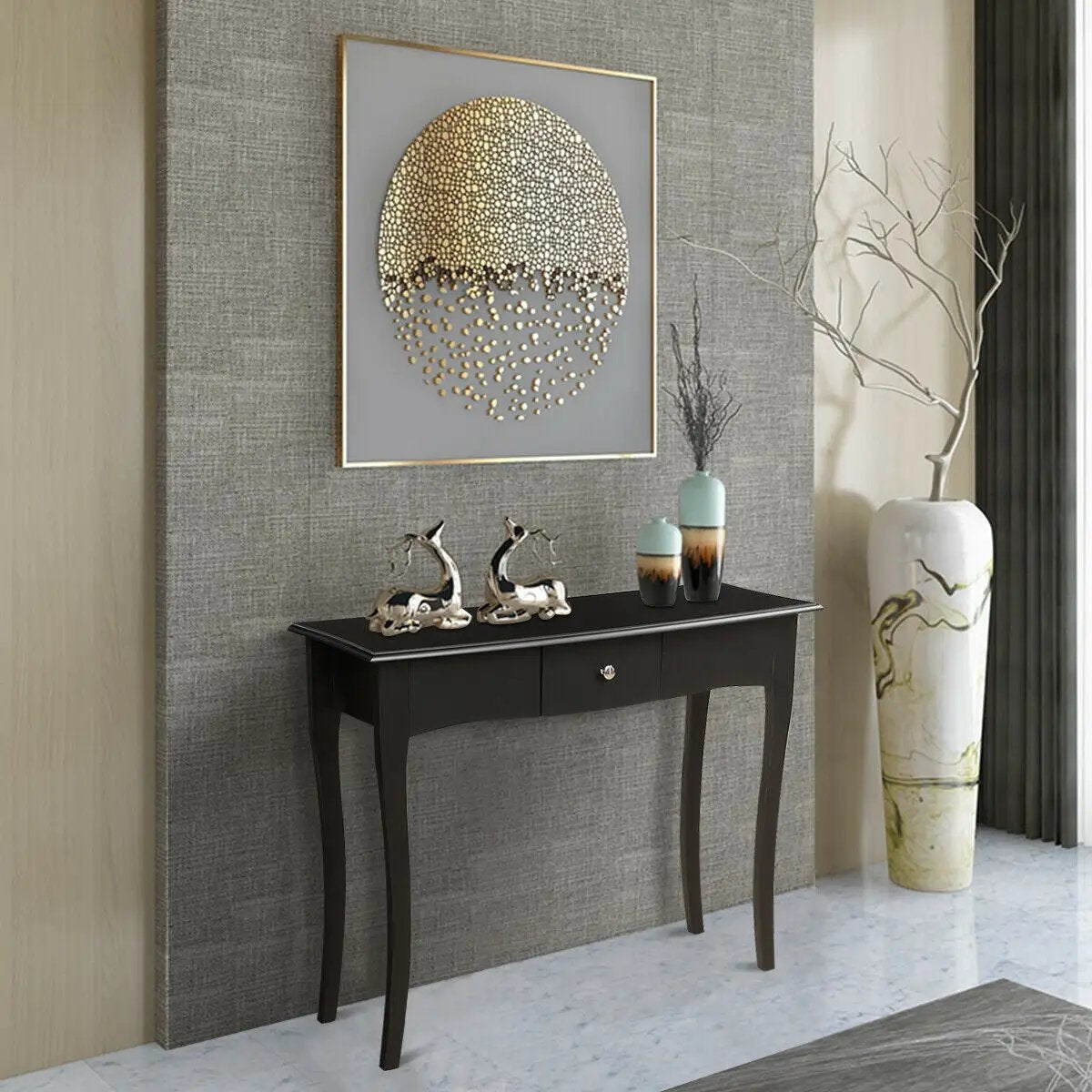 Modern Multifunctional Console Table with Storage Drawer by DirectDeals