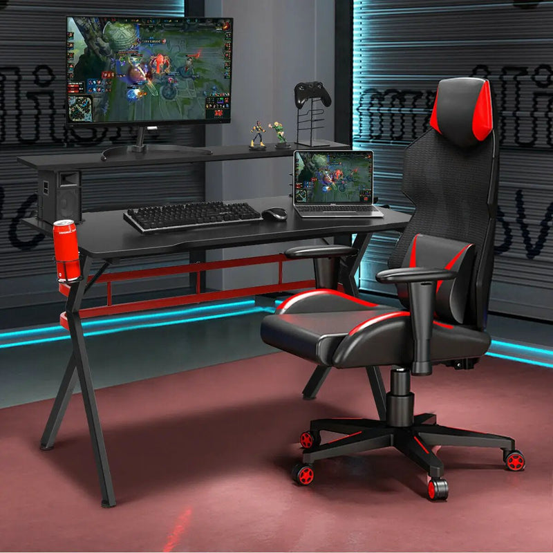 Gaming Computer Multifunctional Storage Desk by DirectDeals