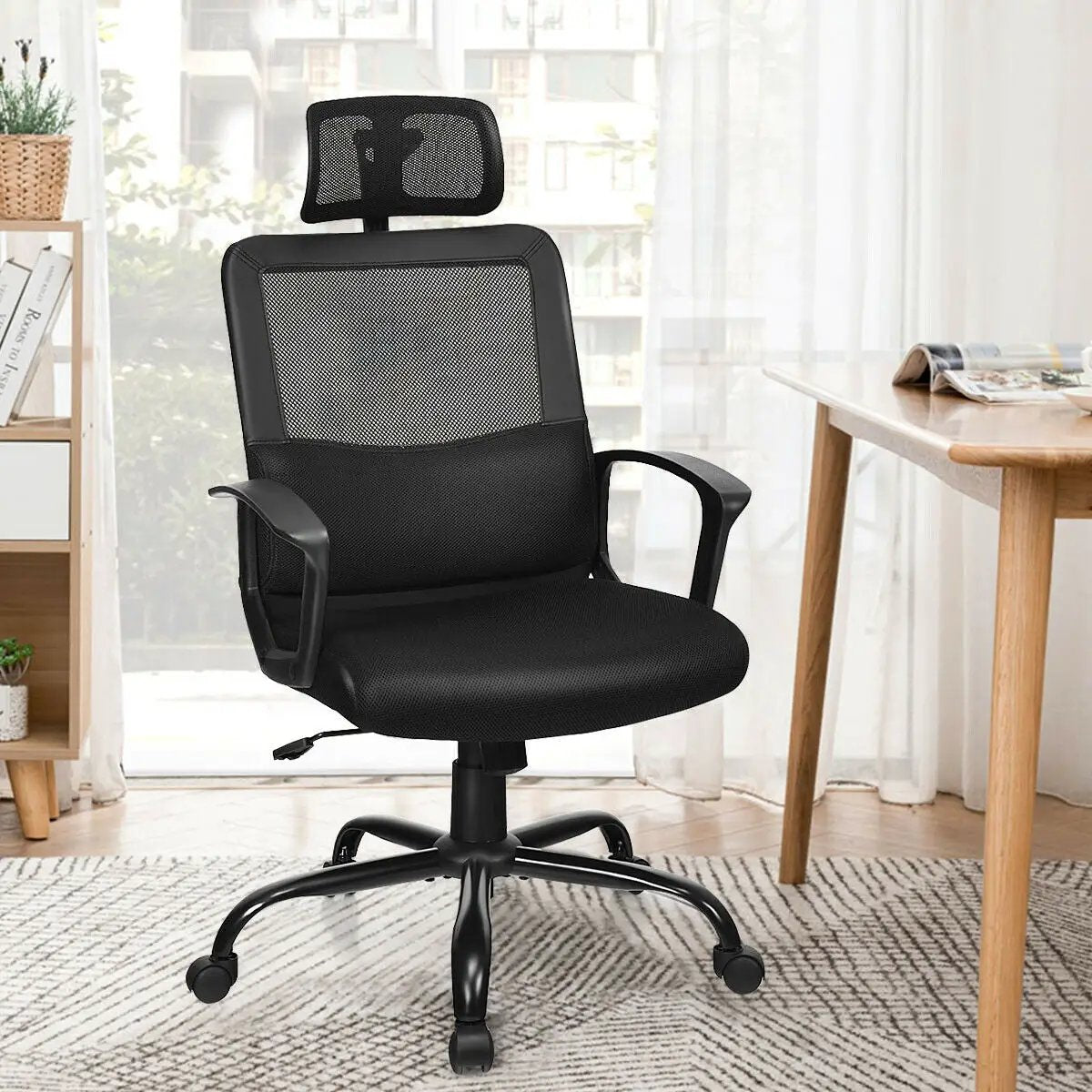 Mesh Office Chair High Back Ergonomic Swivel Chair by DirectDeals