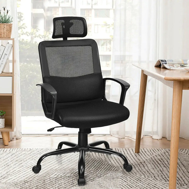 Mesh Office Chair High Back Ergonomic Swivel Chair by DirectDeals