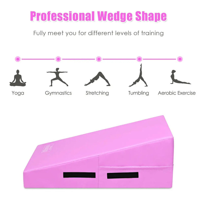Incline Gymnastics Mat Wedge Ramp Gym Tumbling Exercise Mat by DirectDeals