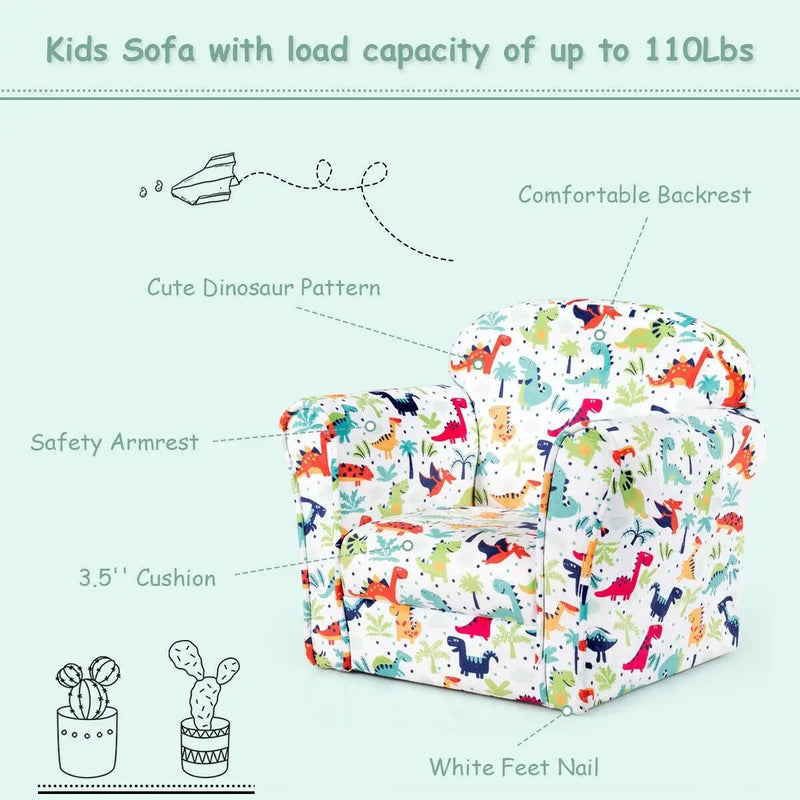 Household Toddler Furnishings Children Armrest Cute Lovely Single Sofa by DirectDeals
