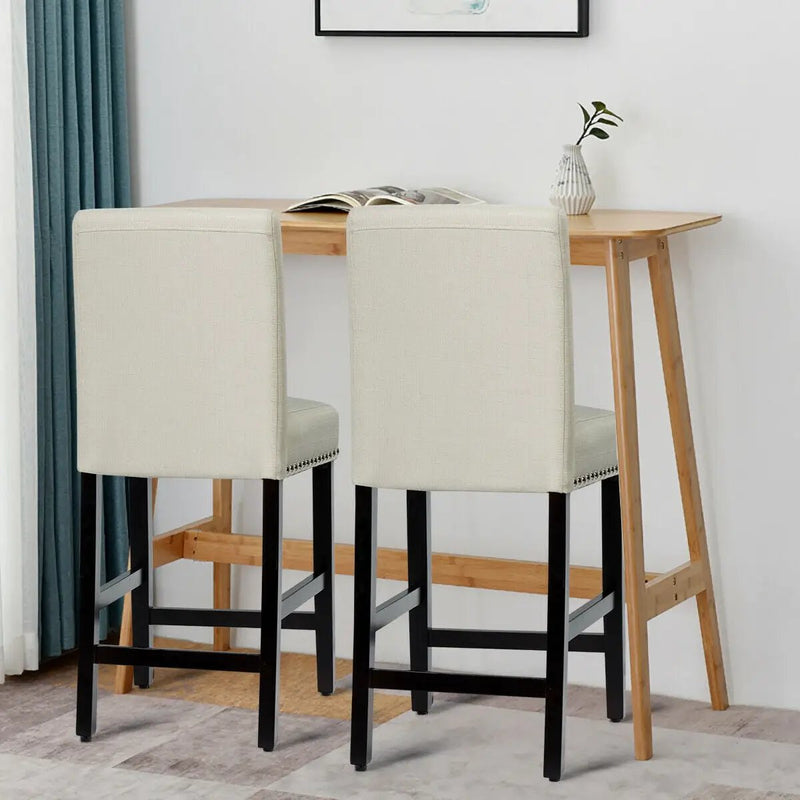 25 Inch Kitchen Chairs w/ Rubber Wood Legs by DirectDeals