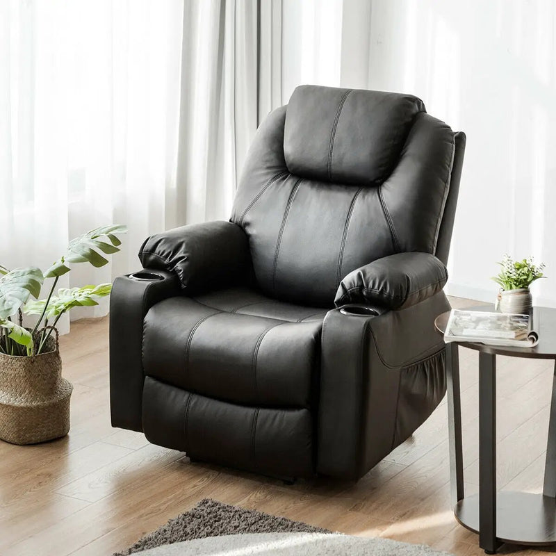 Electric Power Lift Leather Massage Sofa by DirectDeals