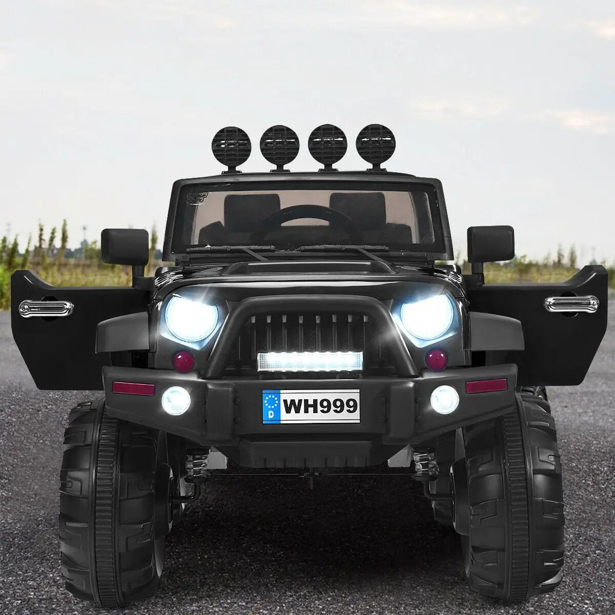 12V Kids Ride On Truck with Remote Control and Double Magnetic Door by DirectDeals