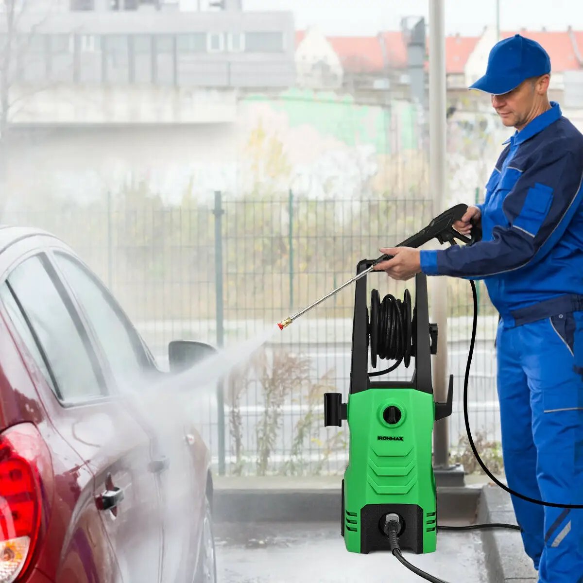 3500PSI Electric Pressure Washer with Wheels by DirectDeals