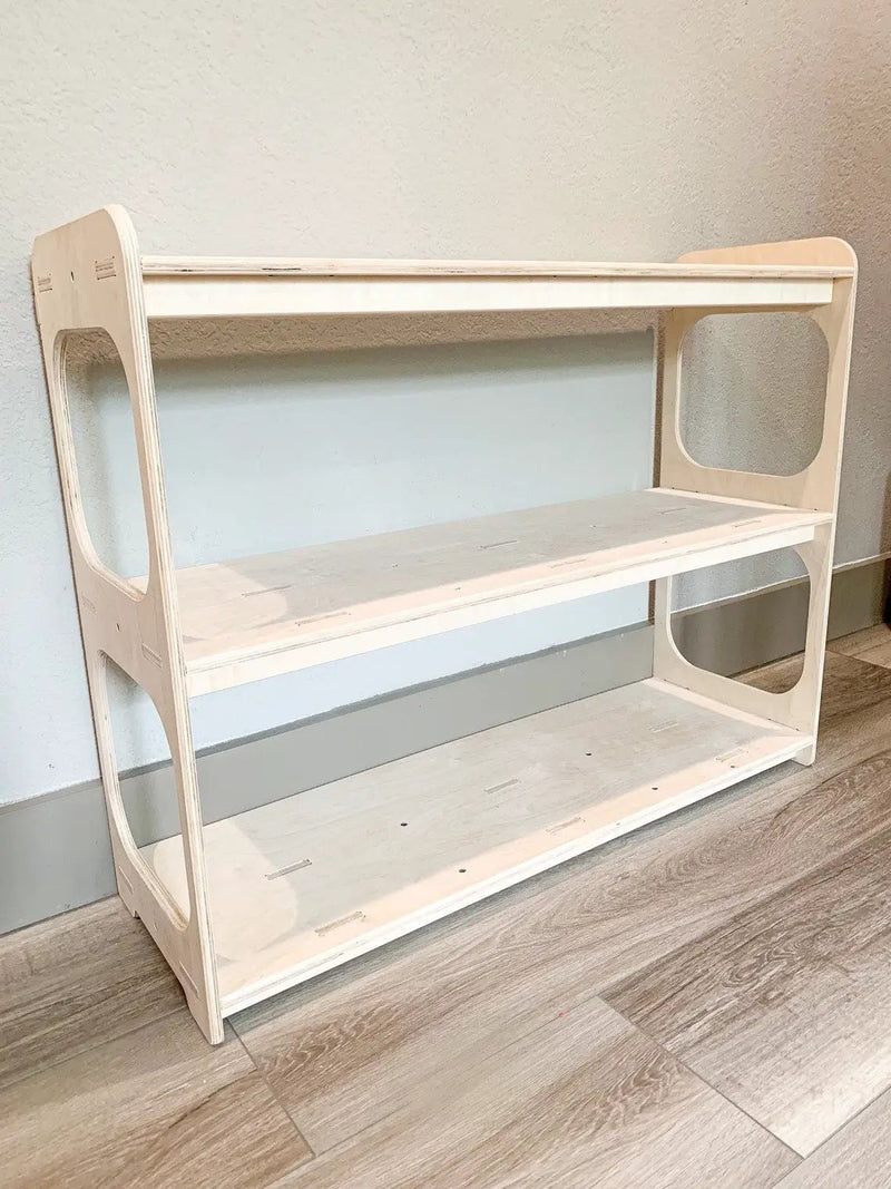 RILEY- Open Sided Toy Shelf by Bush Acres