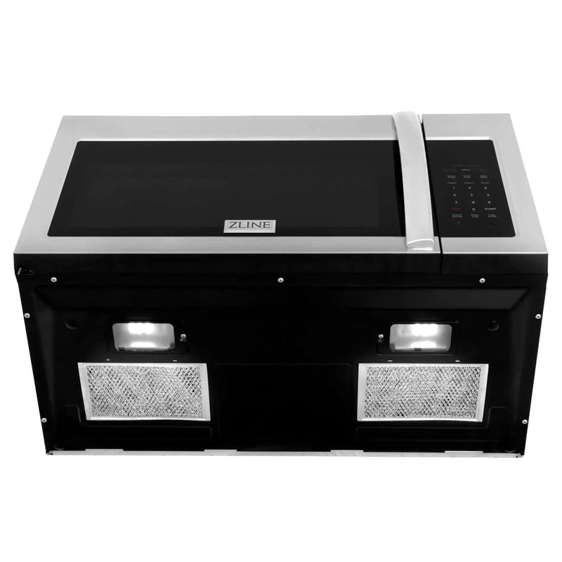 ZLINE 30 " Recirculating Over-the-Range Convection Microwave Oven Charcoal Filters Stainless Steel MWO-OTRCF-30 by Farmhouse Kitchen and Bath