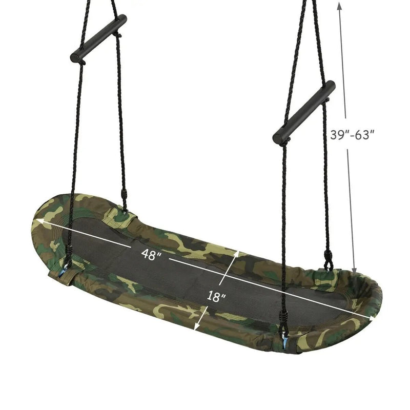 Saucer Tree Swing Surf Kids Outdoor Adjustable by DirectDeals