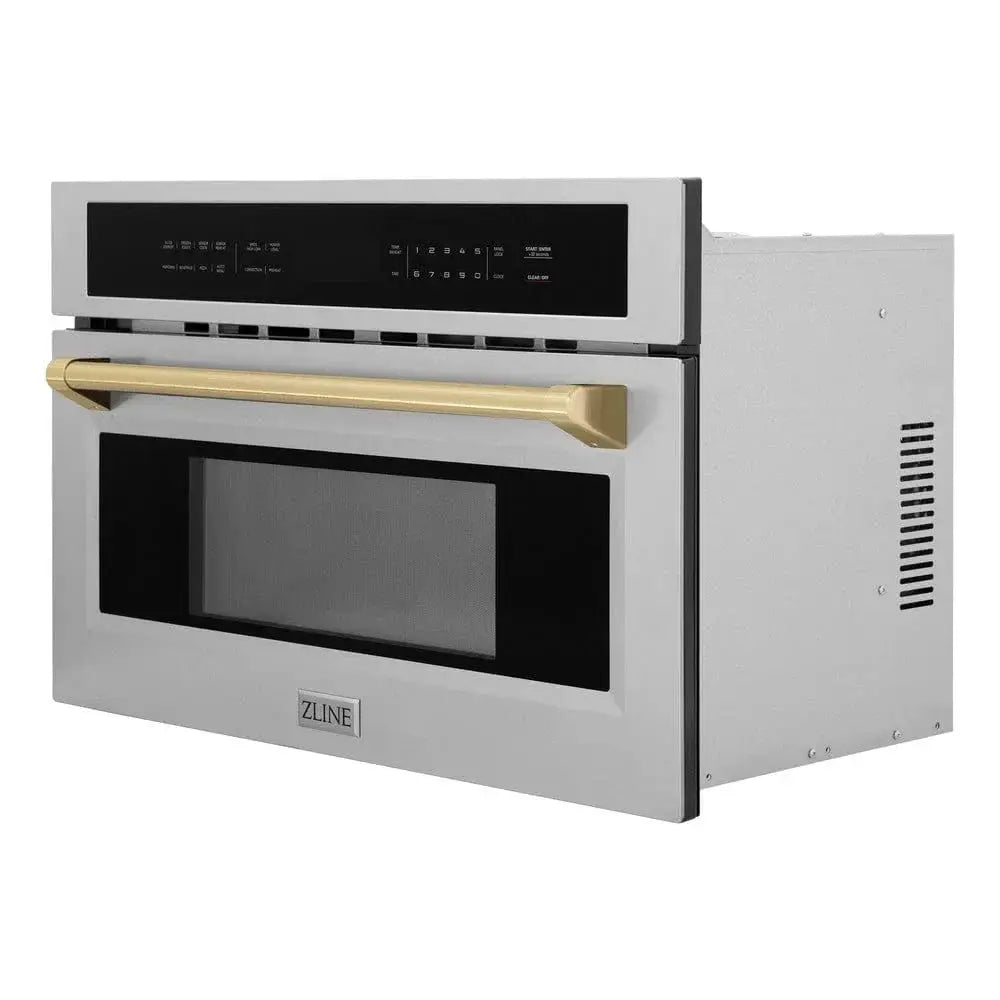 ZLINE 30” Convection Microwave, Stainless Steel, Bronze MWOZ-30-CB by Farmhouse Kitchen and Bath