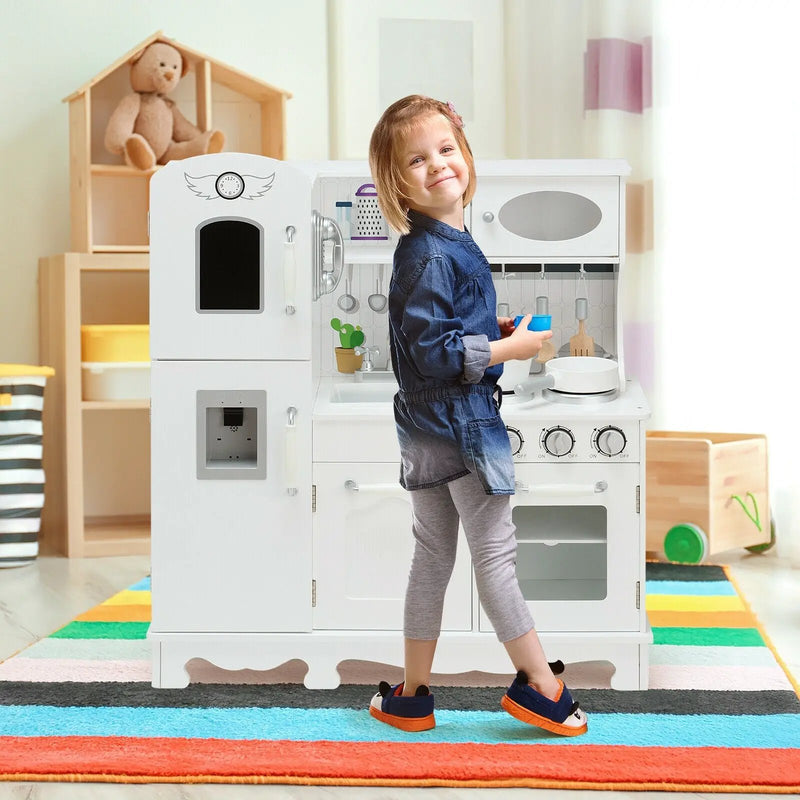 Kitchen Pretend Play Cookware Set Toys for Kids with Water Dispenser by DirectDeals