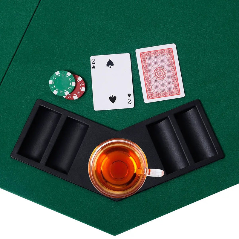 48 Inch 8 Players Octagon Fourfold Poker Table Top by DirectDeals