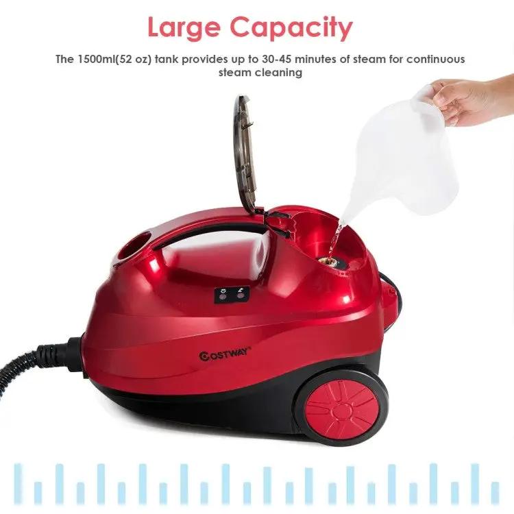 2000W Heavy Duty Multi-purpose Steam Cleaner Mop with Detachable Handheld Unit by DirectDeals