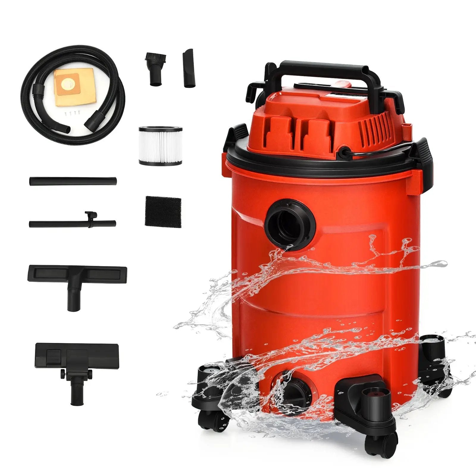 3 in 1 6.6 Gallon 4.8 Peak HP Wet Dry Vacuum Cleaner with Blower by DirectDeals