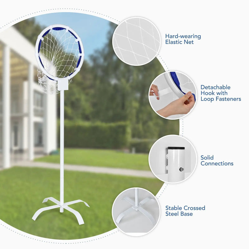 Portable Metal Flying Disc Stand with Storage Bag by DirectDeals