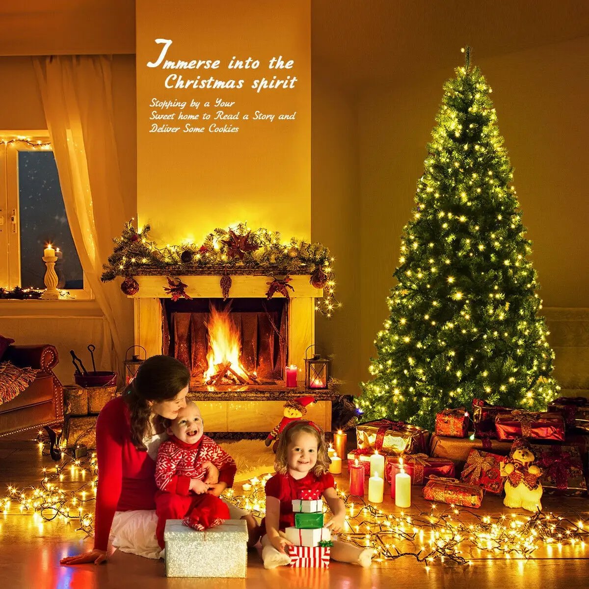 Artificial Premium Hinged Christmas Tree by DirectDeals