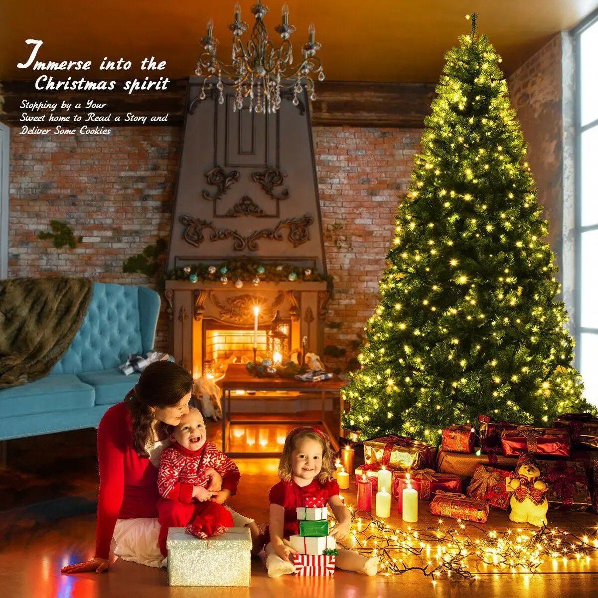 Artificial Premium Hinged Christmas Tree by DirectDeals