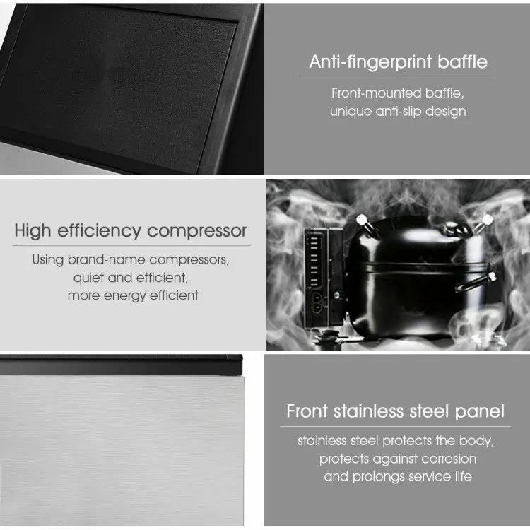 Compact Stainless Steel Ice Maker by DirectDeals