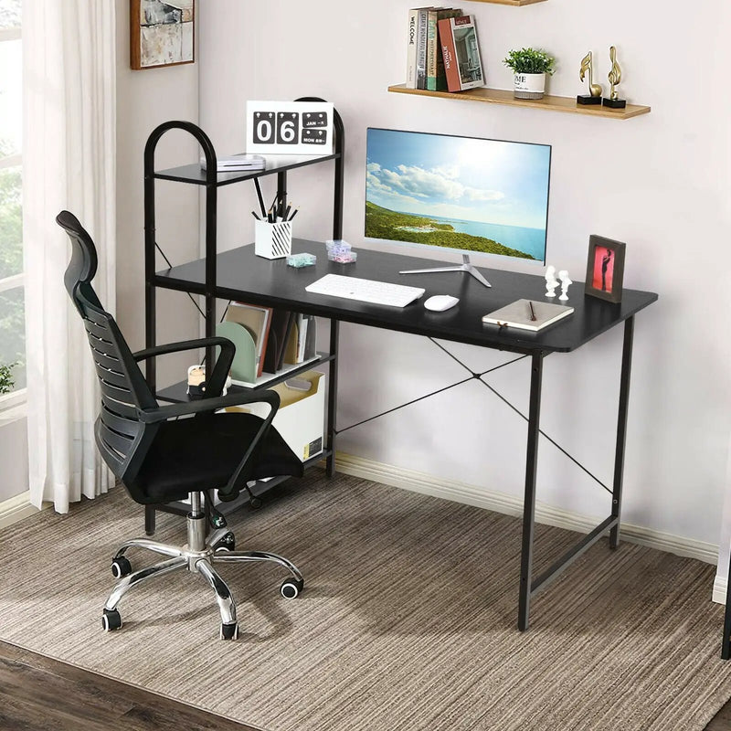 48-Inch Reversible Computer Desk with Storage Shelf by DirectDeals