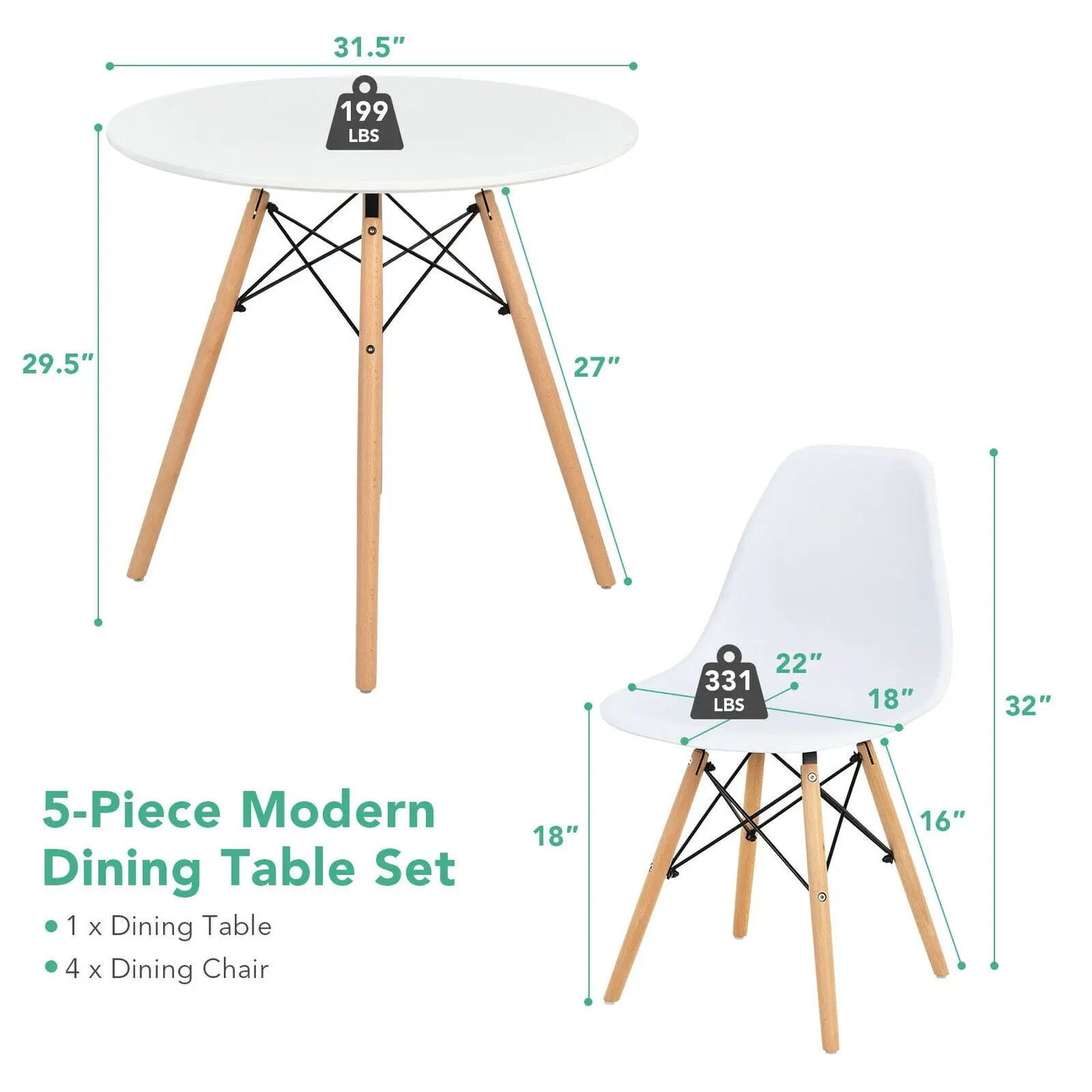 5 Pieces by DirectDeals