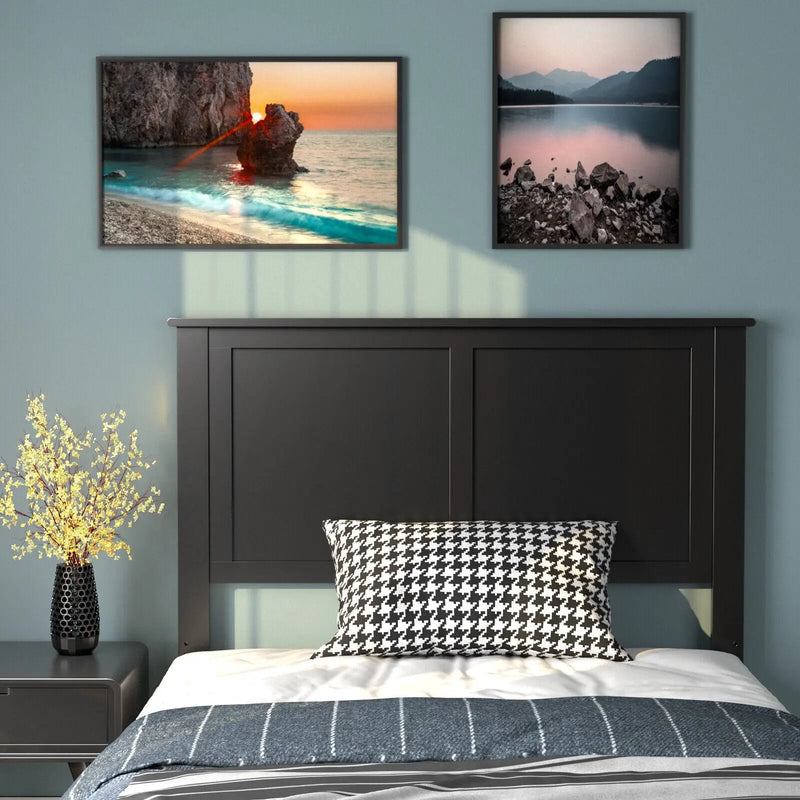 Solid Wood Flat Panel Headboard for Twin-size Bed by DirectDeals