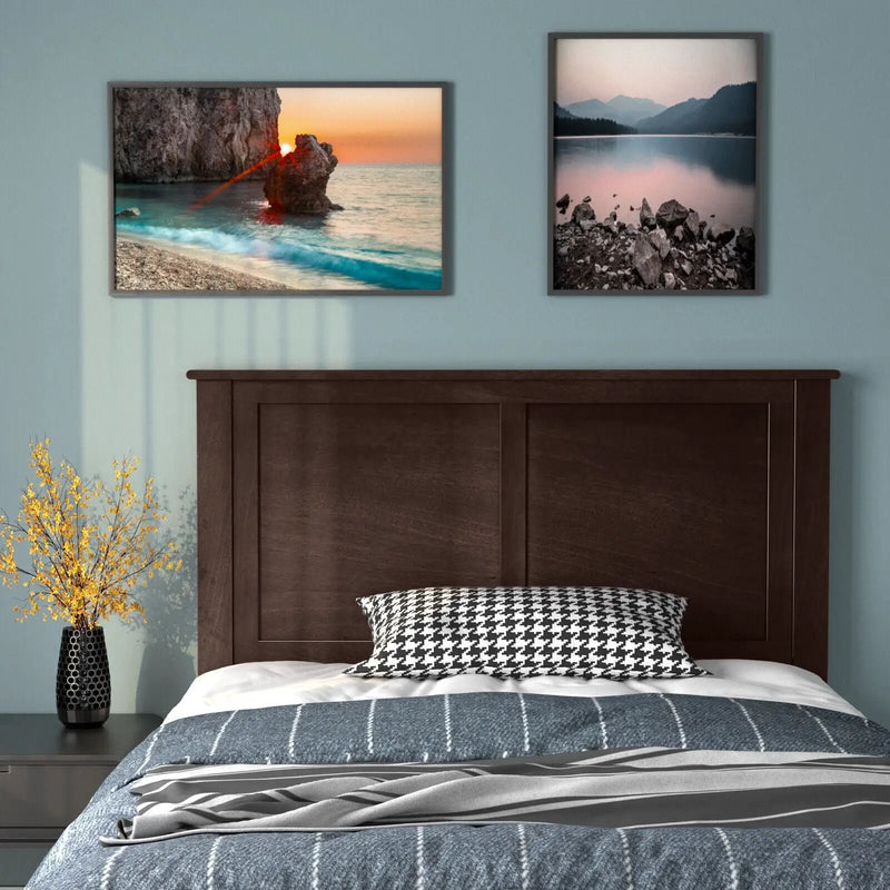 Solid Wood Flat Panel Headboard for Twin-size Bed by DirectDeals