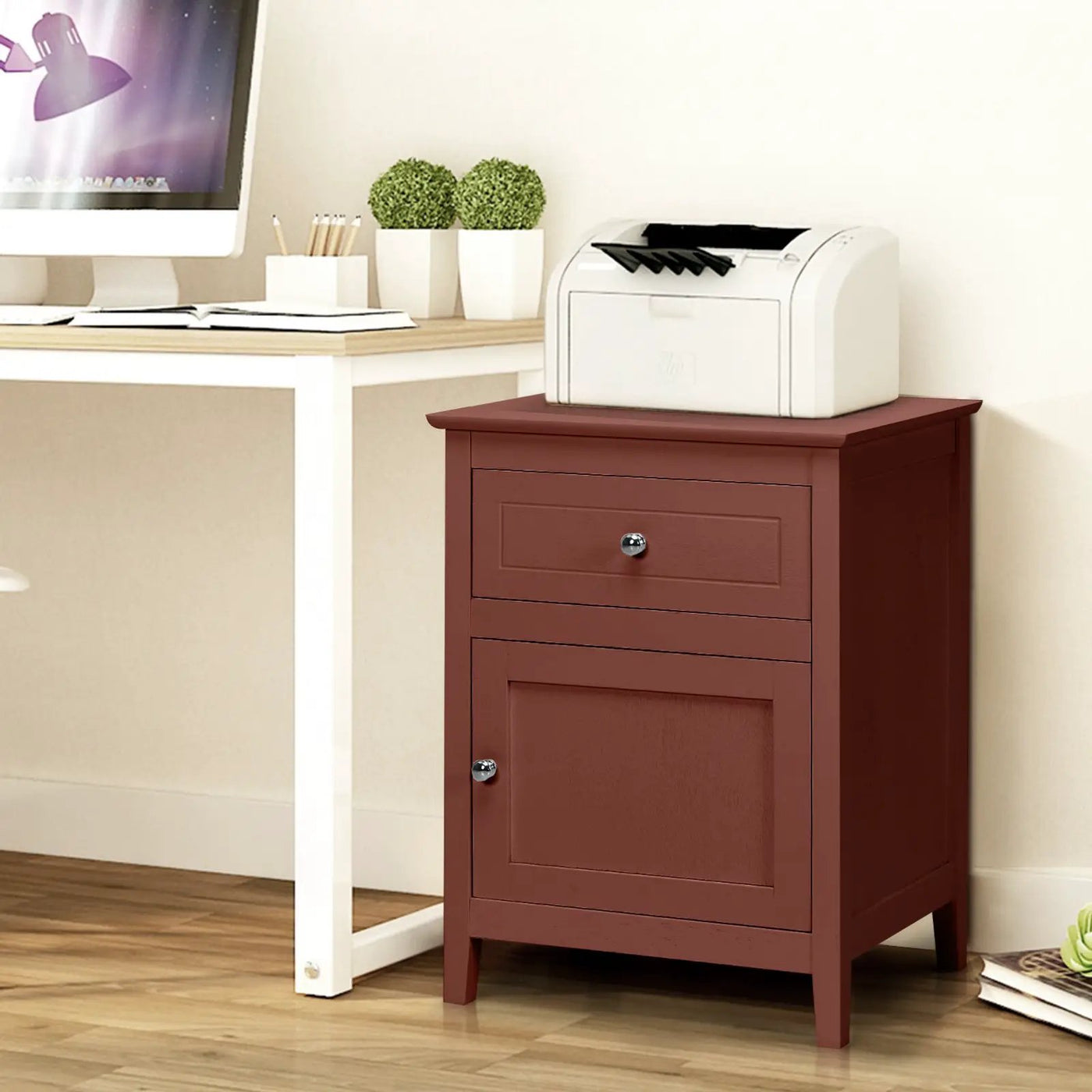 2-Tier Accent Table with Spacious Tabletop by DirectDeals
