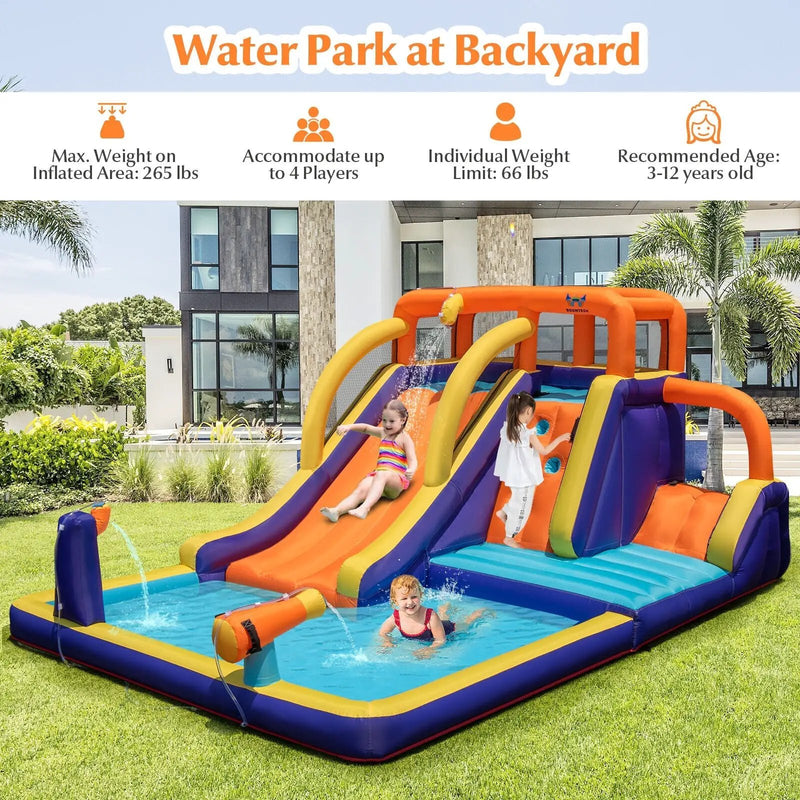 4-in-1 Kids Bounce Castle with Splash Pool without Blower by DirectDeals