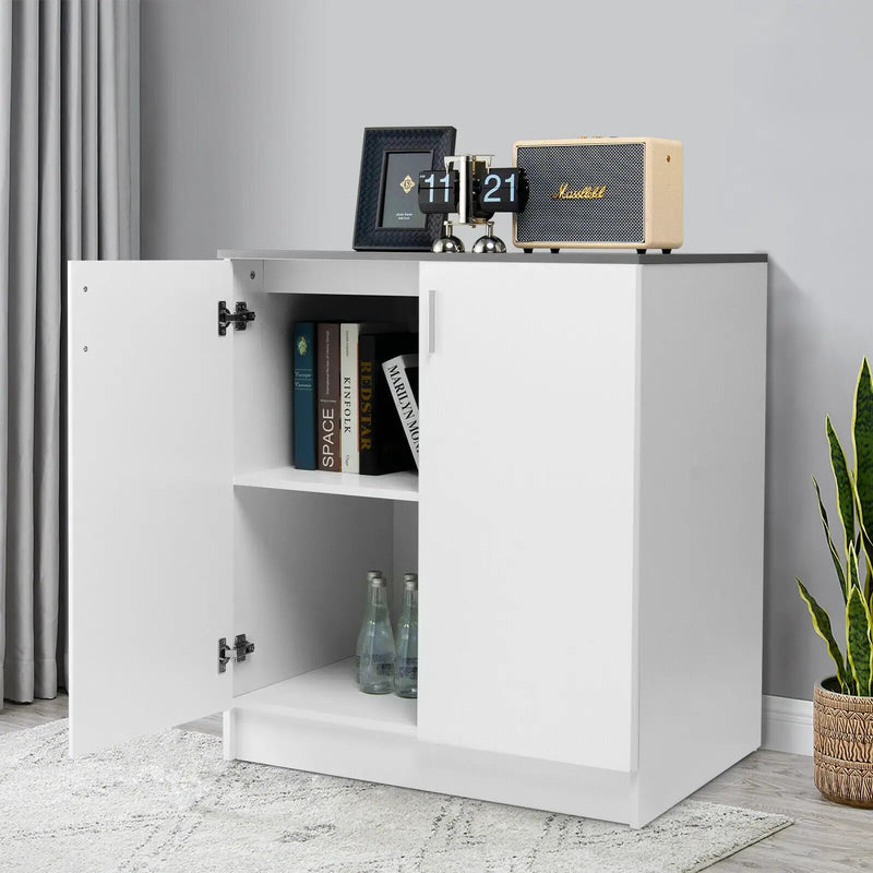 Storage Sideboard Cabinet with Doors and Shelves by DirectDeals