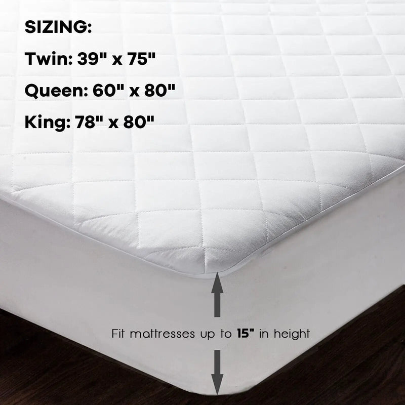 Auto Shut Off Heated Electric Mattress Pad with Dual Controller-Queen Size by DirectDeals