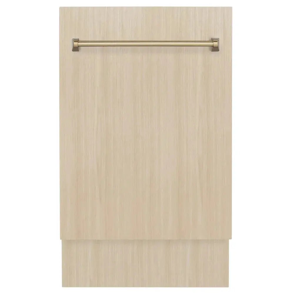 ZLINE Autograph 18" Dishwasher Stainless, Champagne Bronze DWVZ-18-CB by Farmhouse Kitchen and Bath