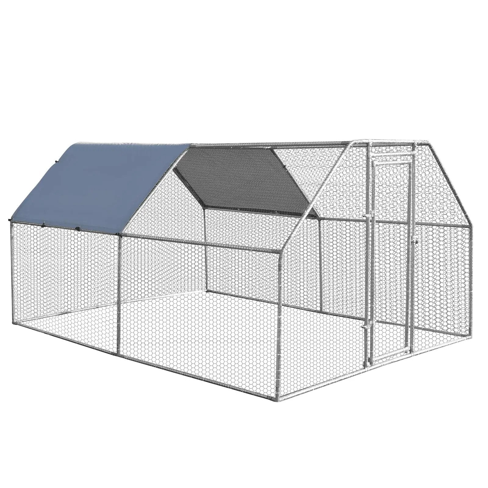9.5 x 12.5 Feet Large Walk In Chicken Coop Run House by DirectDeals