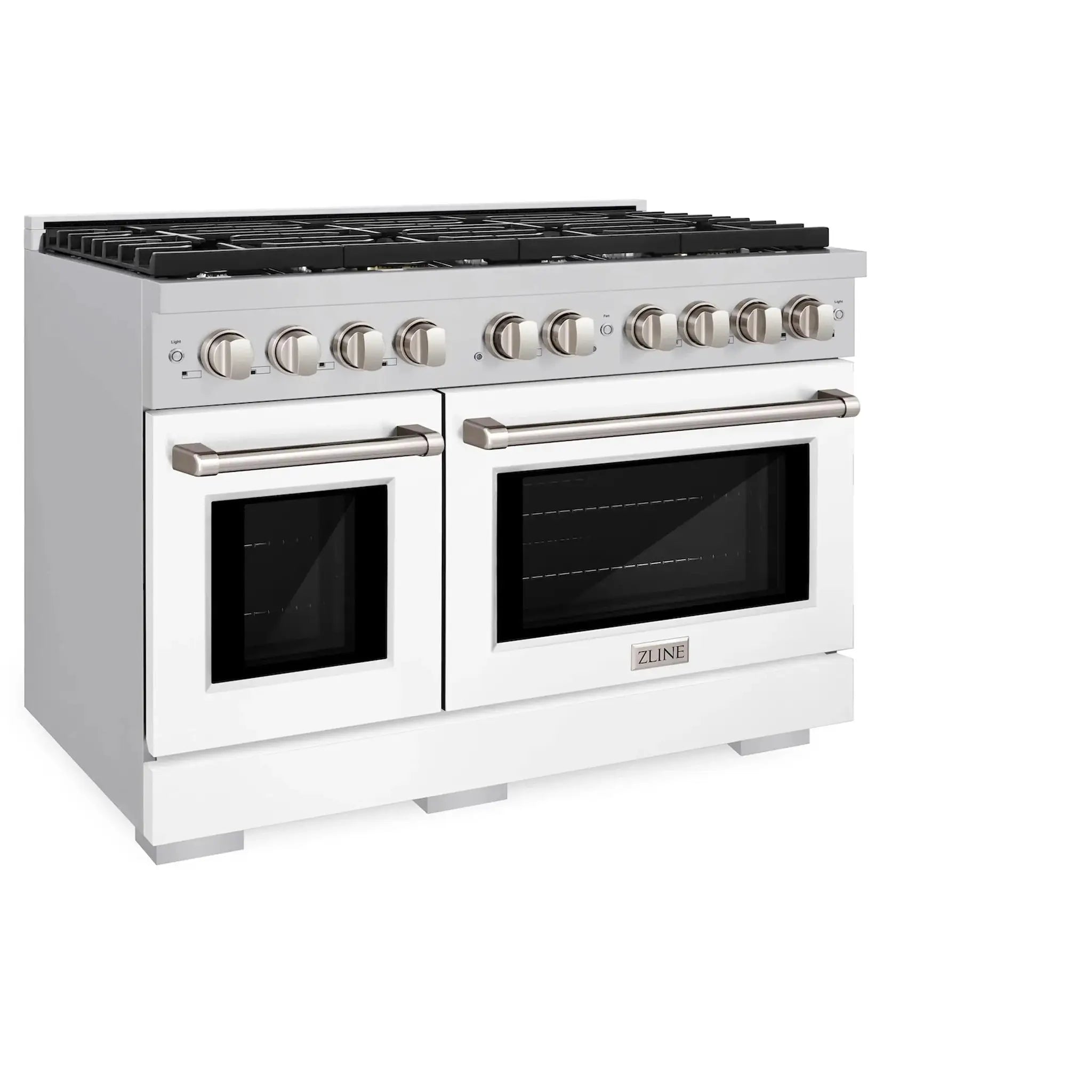 ZLINE 48"Paramount Dual Fuel Range Stainless Steel, White Matte, SDR-WM-48 by Farmhouse Kitchen and Bath