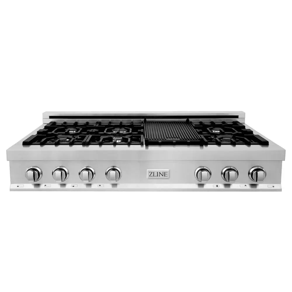 ZLINE 48" Bundle Range Top RT48 & Wall Oven AWS-30, 2KP-RTAWS48 by Farmhouse Kitchen and Bath