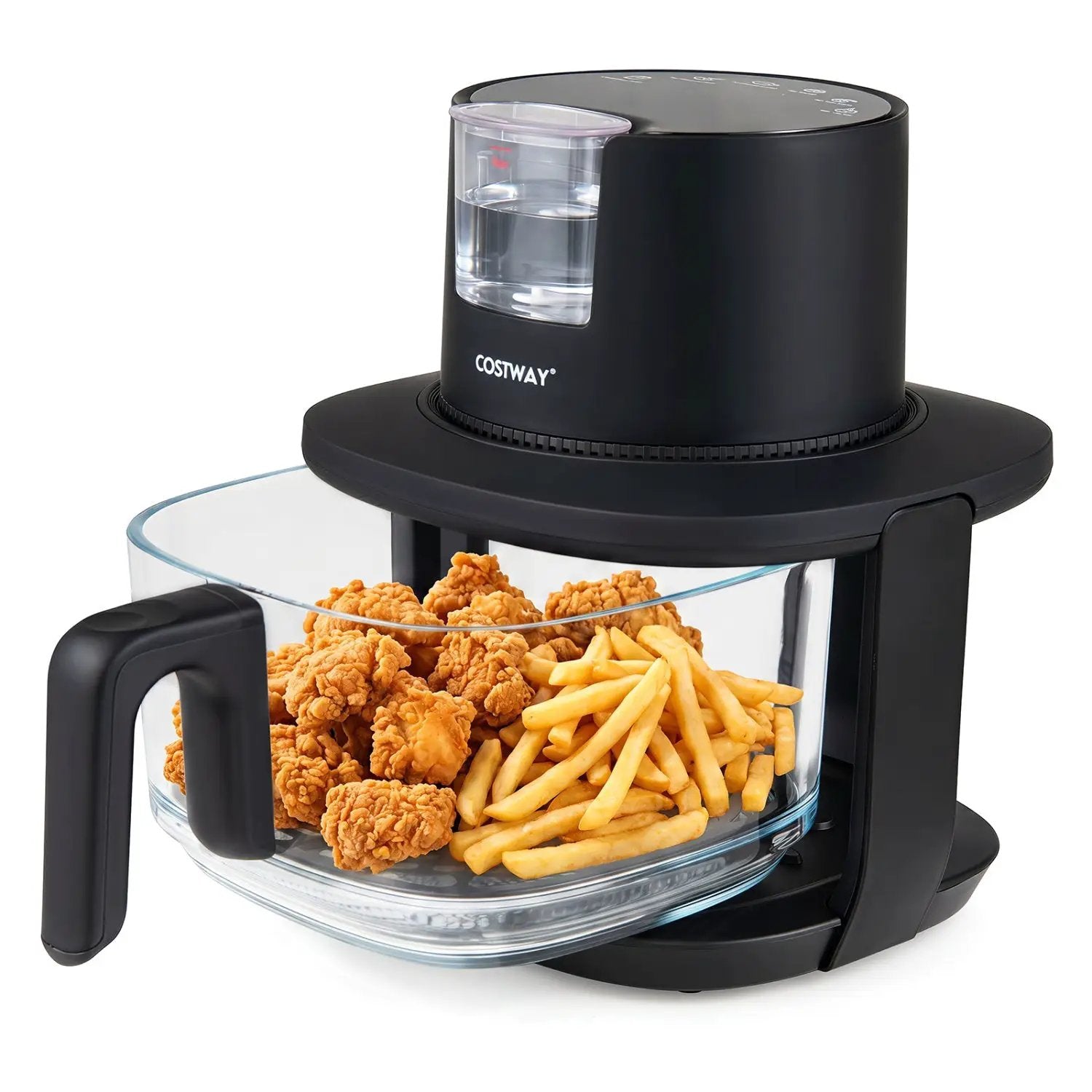 4.7 QT Glass Air Fryer with Steam Frying Mode by DirectDeals