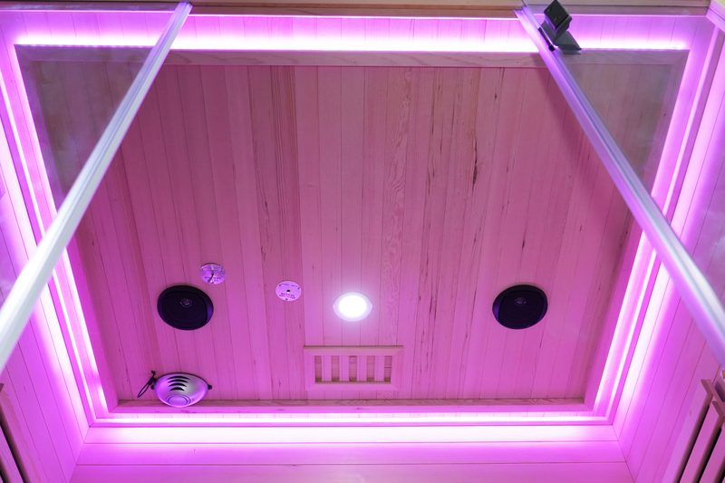 Blisspod I Venetian RED I All-In-One - Full Spectrum + Red Light Therapy I Indoor Premium Sauna I 3 Person, photo 9 of 21
