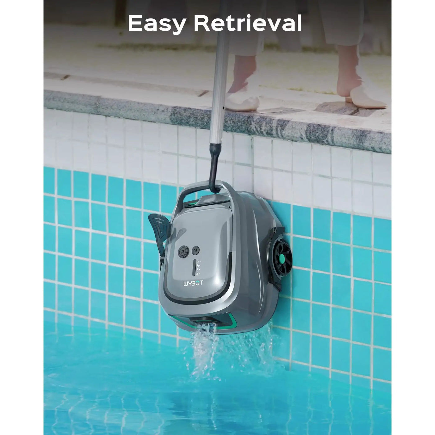(2026 Upgrade) WYBOT A1 Cordless Robotic Pool Cleaner by WYBOT