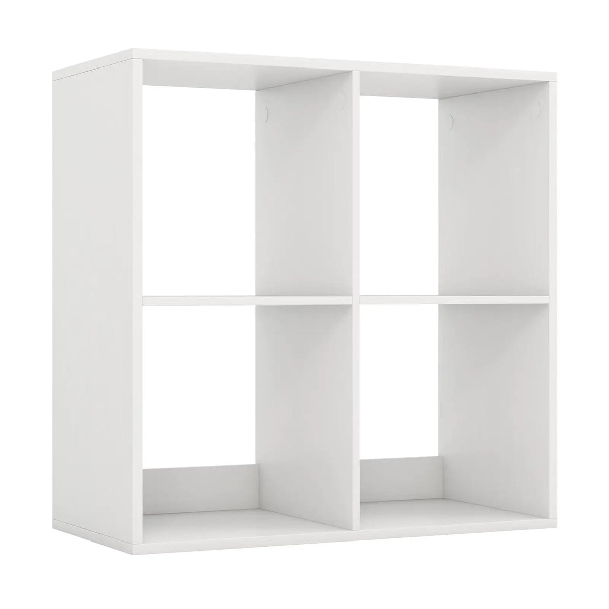 4 Cube Bookshelf with Back Guardrail for Living Room Bedroom by DirectDeals