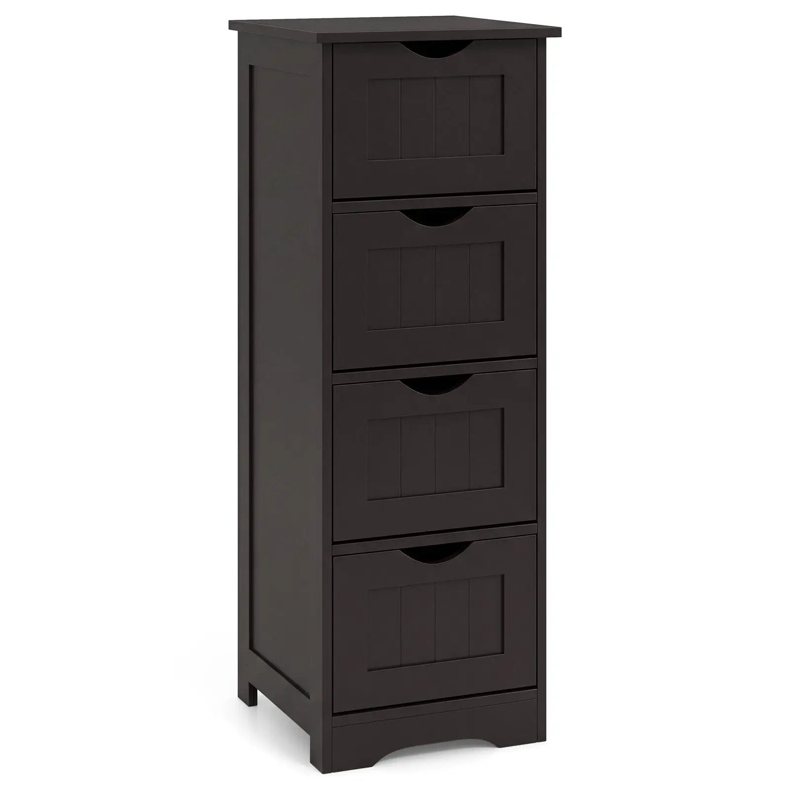 4-Drawer Freestanding Floor Cabinet with Anti-Toppling Device by DirectDeals
