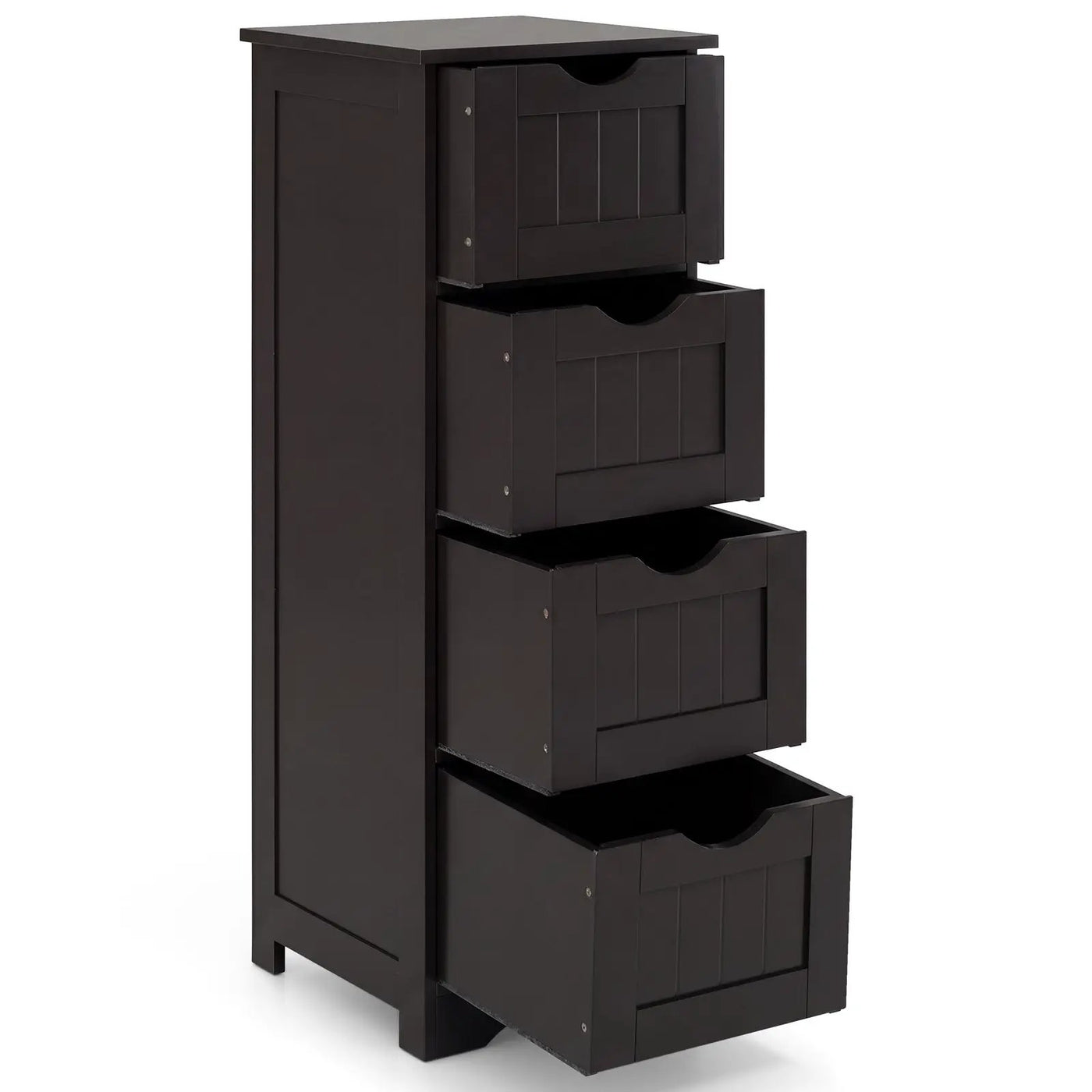 4-Drawer Freestanding Floor Cabinet with Anti-Toppling Device by DirectDeals