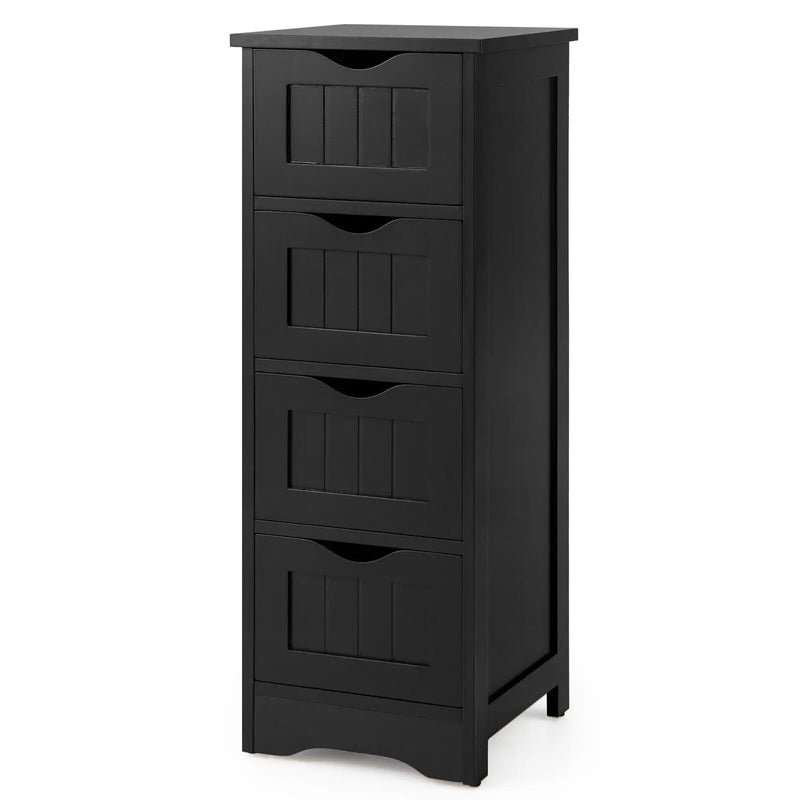 4-Drawer Freestanding Floor Cabinet with Anti-Toppling Device by DirectDeals