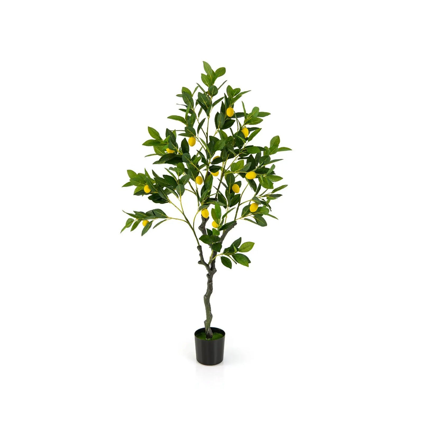 Artificial Lemon Tree 2.6/4/5.2 Feet Tall Fake Lemon Plant wuth Lemon Fruits by DirectDeals