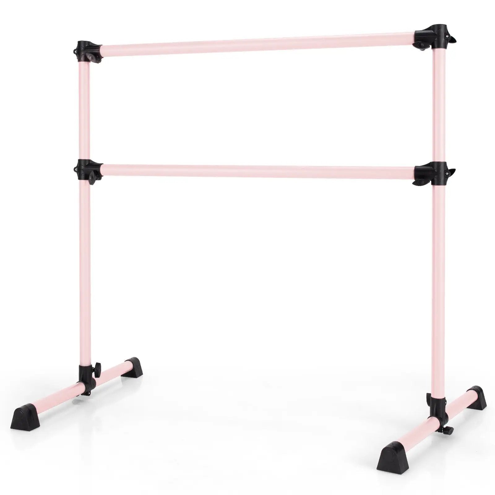 4 Feet Double Ballet Barre Bar with Adjustable Height by DirectDeals