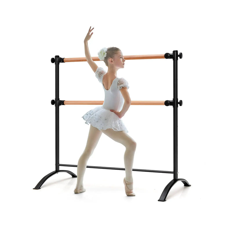 4 Foot Portable Freestanding Double Ballet Barre by DirectDeals